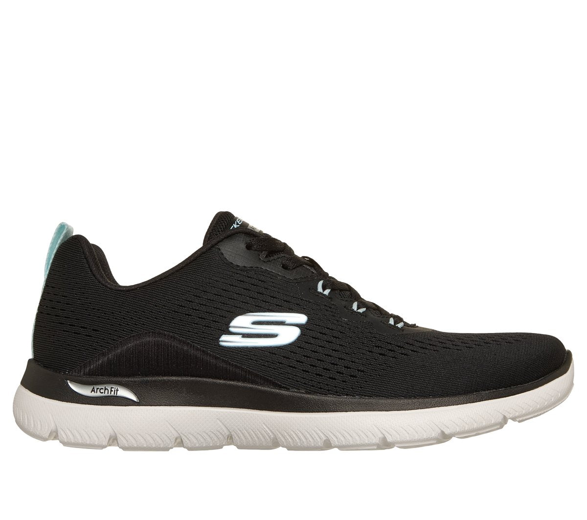 BLACK / LIGHT BLUE,6.0,Medium