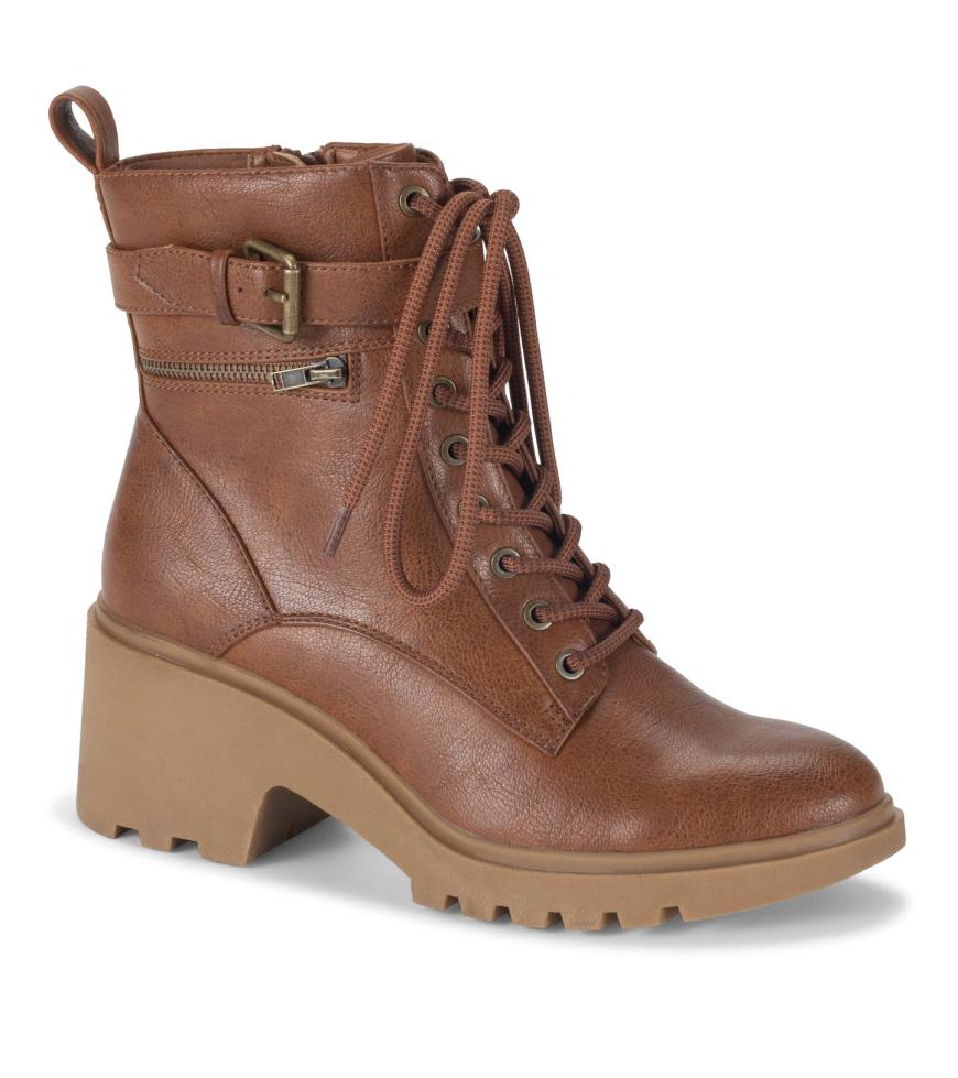 Baretraps Booties | Women Dani Lace Up Boot Cognac