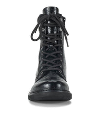 Baretraps Booties | Women Holden Lace Up Bootie Black Croco