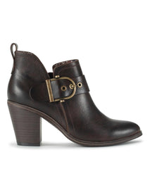 Baretraps Booties | Women Karina Block Heel Ankle Bootie Dark Brown