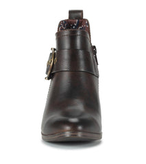 Baretraps Booties | Women Karina Block Heel Ankle Bootie Dark Brown