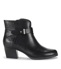 Baretraps Booties | Women Lane Block Heel Bootie Black Croco