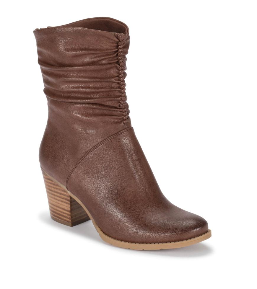 Baretraps Booties | Women Leslie Block Heel Slouch Boot Brush Brown