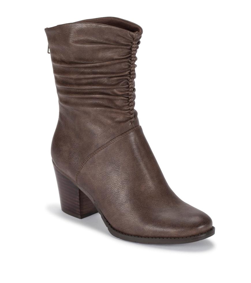 Baretraps Booties | Women Leslie Block Heel Slouch Boot Dark Taupe
