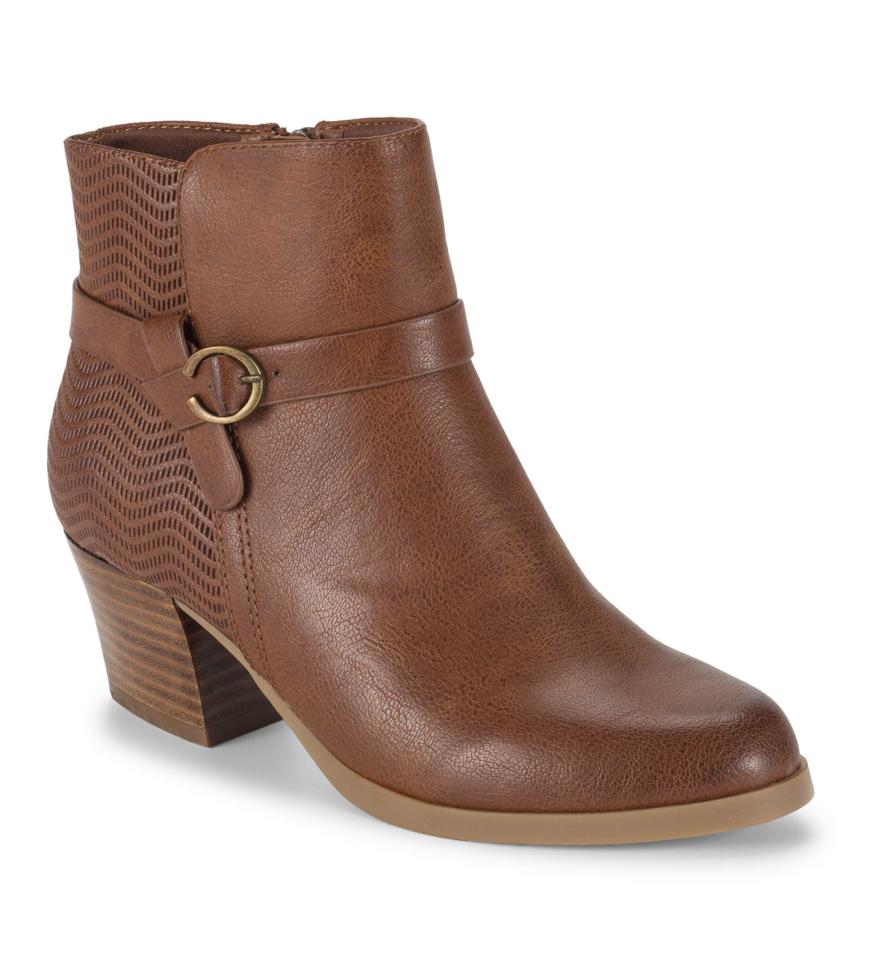 Baretraps Booties | Women Linda Block Heel Bootie Cognac