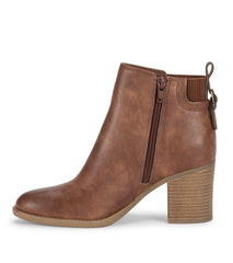 Baretraps Booties | Women Rhoslyn Block Heel Bootie Brush Brown