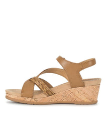Baretraps Classic Comfort Sandals | Women Farah Wedge Sandal Caramel