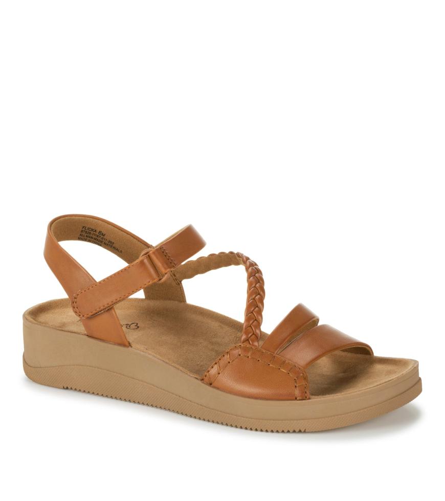 Baretraps Classic Comfort Sandals | Women Flicka Sandal Dark Caramel