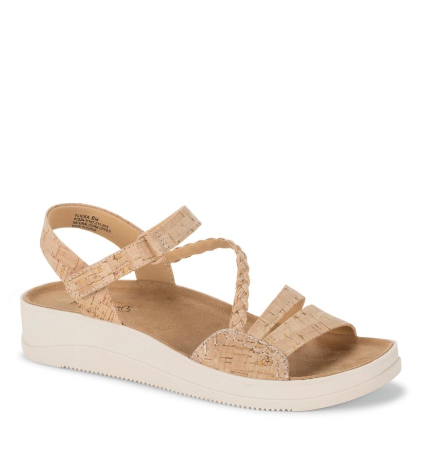 Baretraps Classic Comfort Sandals | Women Flicka Sandal Natural
