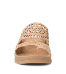 Baretraps Classic Comfort Sandals | Women Flora Slide Sandal Natural