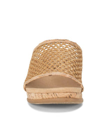 Baretraps Classic Comfort Sandals | Women Flossey Wedge Slide Sandal Natural