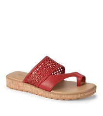 Baretraps Classic Comfort Sandals | Women Gibby Slide Sandal Cherry Red