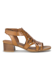 Baretraps Classic Comfort Sandals | Women Velvet Block Heel Sandal Caramel