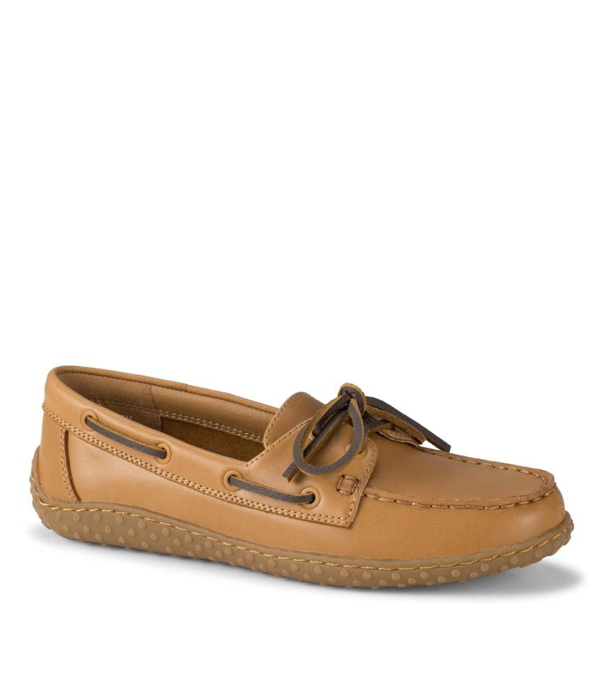 Baretraps Flats & Loafers | Women Beverlie Boat Shoe Tan Leather