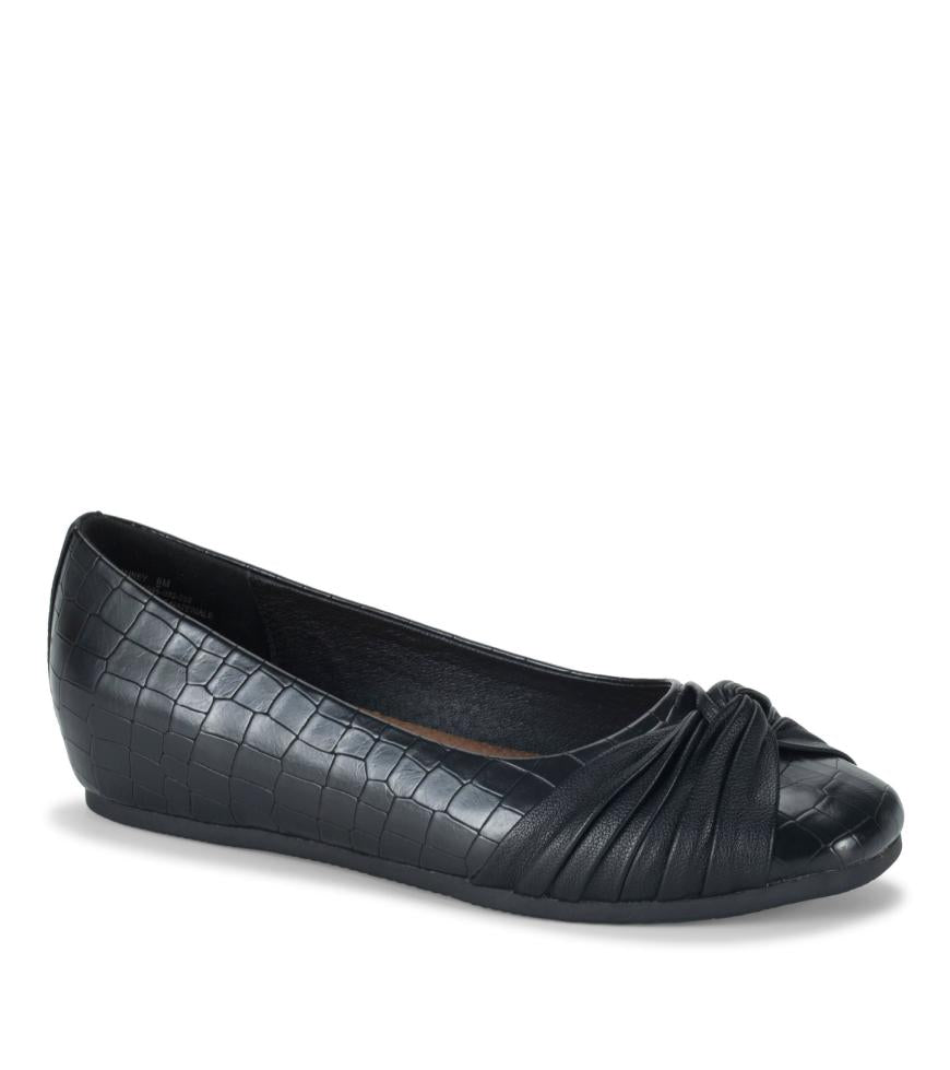 Baretraps Flats & Loafers | Women Chainey Casual Flat Black Croco