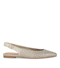 Baretraps Flats & Loafers | Women Riva Slingback Flat Champagne