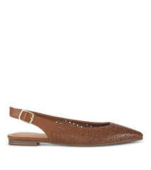 Baretraps Flats & Loafers | Women Riva Slingback Flat Dark Beechnut