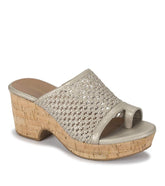 Baretraps Slides & Slip On Sandals | Women Bethie Wedge Sandal Champagne
