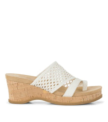 Baretraps Slides & Slip On Sandals | Women Cherish Wedge Sandal Cream