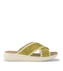 Baretraps Slides & Slip On Sandals | Women Dolinda Slide Sandal Kelp Suede