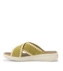 Baretraps Slides & Slip On Sandals | Women Dolinda Slide Sandal Kelp Suede