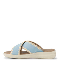 Baretraps Slides & Slip On Sandals | Women Dolinda Slide Sandal Sea Glass Blue Suede