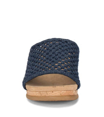 Baretraps Slides & Slip On Sandals | Women Flossey Wedge Slide Sandal Dark Denim
