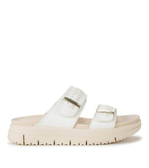 Baretraps Slides & Slip On Sandals | Women Haliah Slide Sandal White Leather