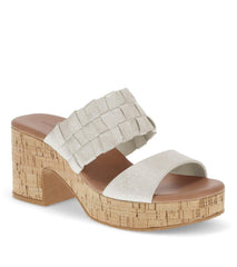 Baretraps Slides & Slip On Sandals | Women Mavis Block Heel Slide Sandal Champagne