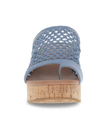 Baretraps Slides & Slip On Sandals | Women Michaela Block Heel Sandal Island Blue