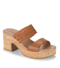 Baretraps Slides & Slip On Sandals | Women Myles Block Heel Sandal Dark Caramel
