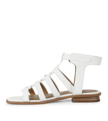 Baretraps Slides & Slip On Sandals | Women Nathalia Gladiator Sandal White Leather