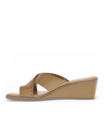 Baretraps Slides & Slip On Sandals | Women Paige Wedge Sandal Caramel