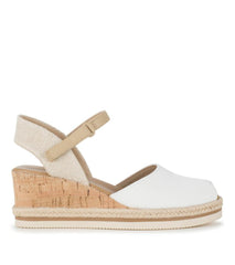 Baretraps Wedge Sandals | Women Acadia Peep Toe Wedge Sandal White