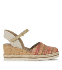 Baretraps Wedge Sandals | Women Alycia Closed Toe Wedge Sandal Coral Multi