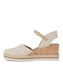 Baretraps Wedge Sandals | Women Alycia Closed Toe Wedge Sandal Cream