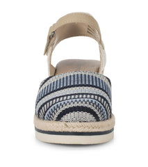 Baretraps Wedge Sandals | Women Alycia Closed Toe Wedge Sandal Navy Multi