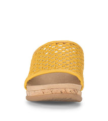 Baretraps Wedge Sandals | Women Flossey Wedge Slide Sandal Mellow Yellow