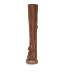 Baretraps Wide Calf Boots | Women Autumn Wide Calf Riding Boot Cognac