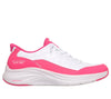 WHITE / HOT PINK