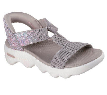 Slip-ins: GO WALK Massage Fit Sandal - Confetti Sky | Women Skechers outlet