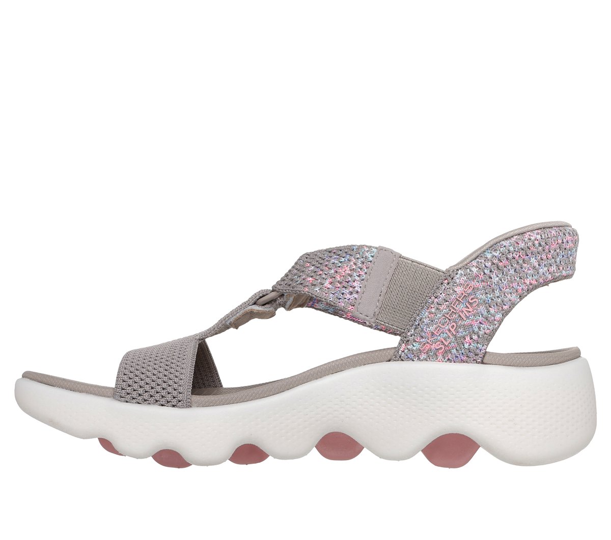 Slip-ins: GO WALK Massage Fit Sandal - Confetti Sky | Women Skechers outlet