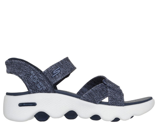 Slip-ins: GO WALK Massage Fit Sandal - Heather | Women Skechers for sale