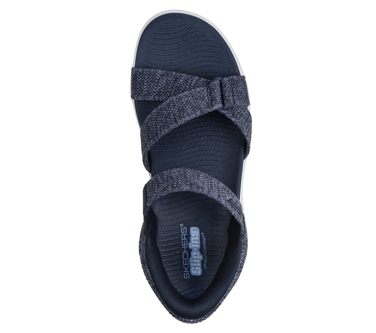 Slip-ins: GO WALK Massage Fit Sandal - Heather | Women Skechers for sale