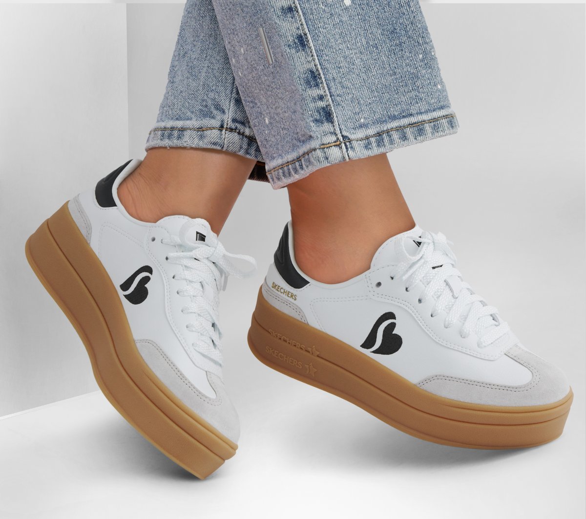 Academy HI - Stacked Hearts | Women Skechers discount
