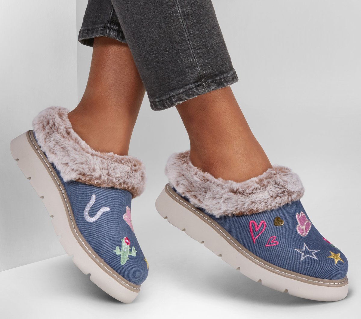 BOBS Keepsakes Lite - Denim Dreams | Women Skechers for sale