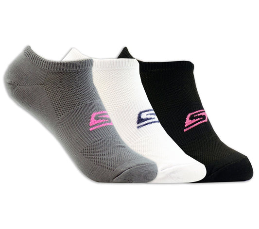 3 Pack No Show Stretch Socks | Skechers sale
