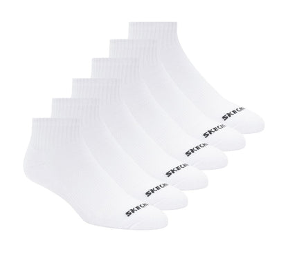 6 Pack Core Quarter Medium Socks | Skechers online shop