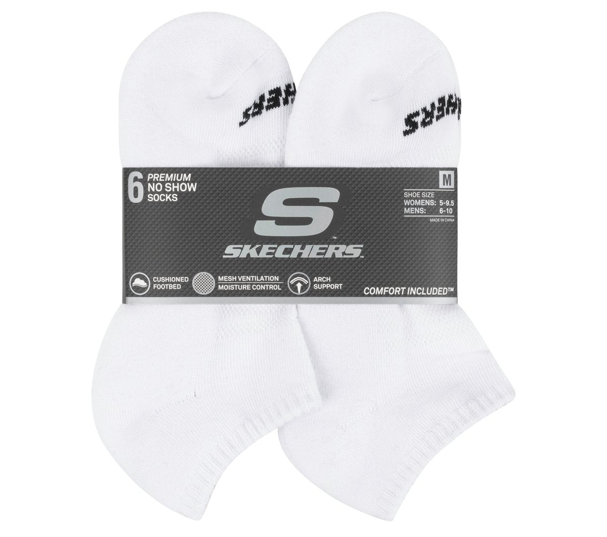 6 Pack Core Low Cut Medium Socks | Skechers on sale