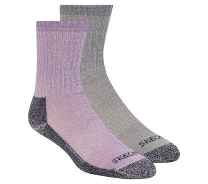 2 Pack Women's Crew Wool Socks | Skechers on sale